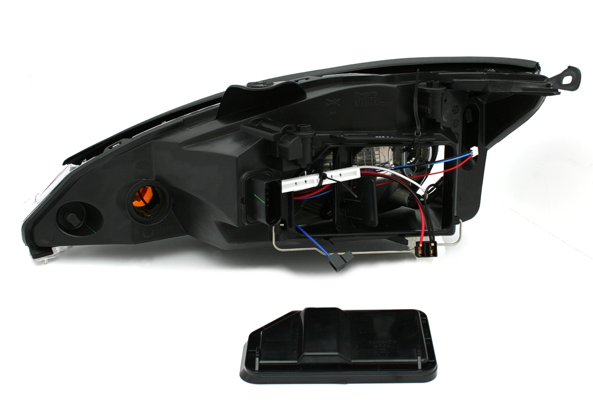 Scheinwerfer Set links   rechts SCHWARZ für FORD FOCUS 1 11/01-12/04 ...