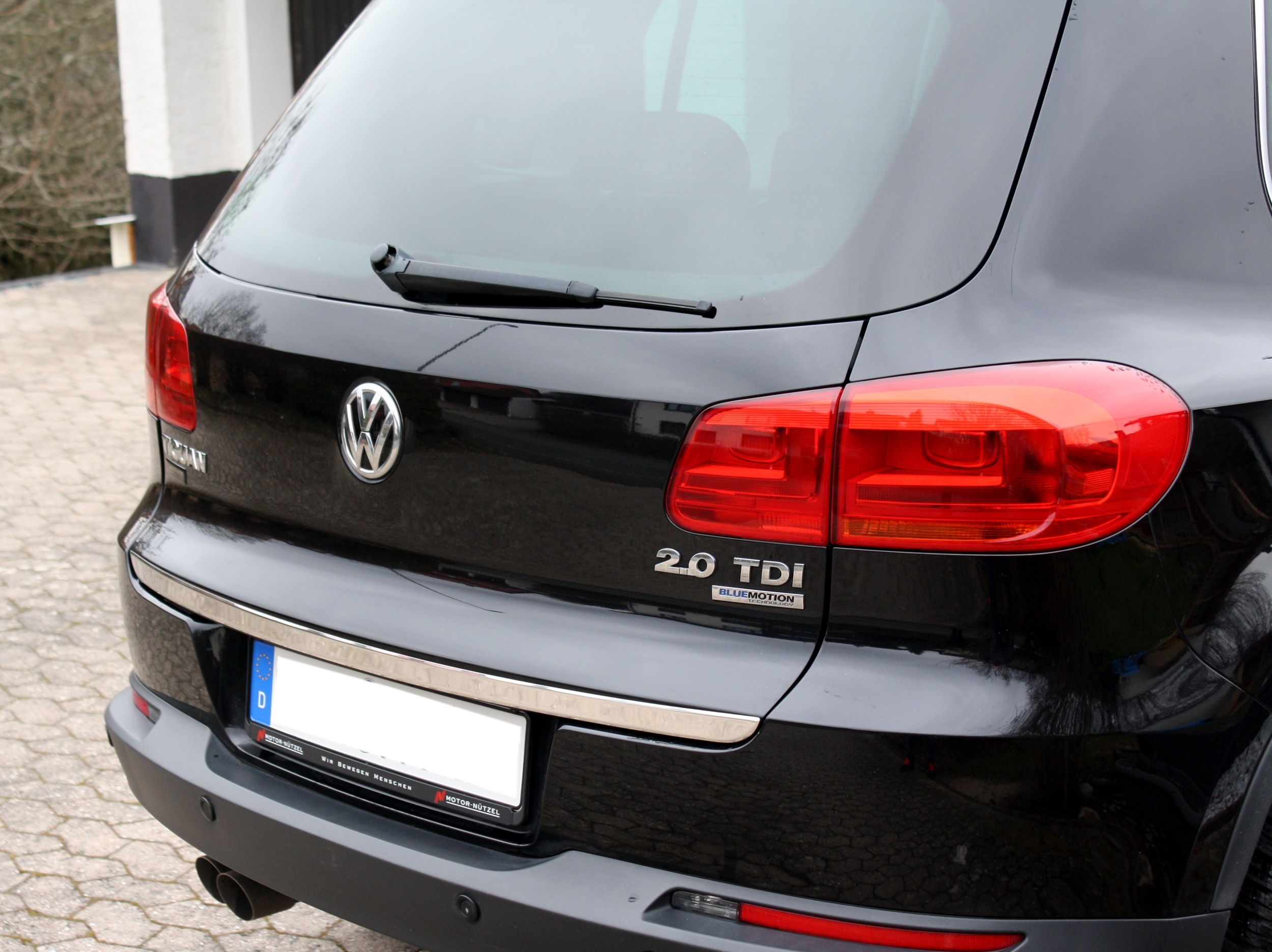 Chrom Zierleiste für Dacia Duster I 2010-2018 Heckklappe Edelstahl