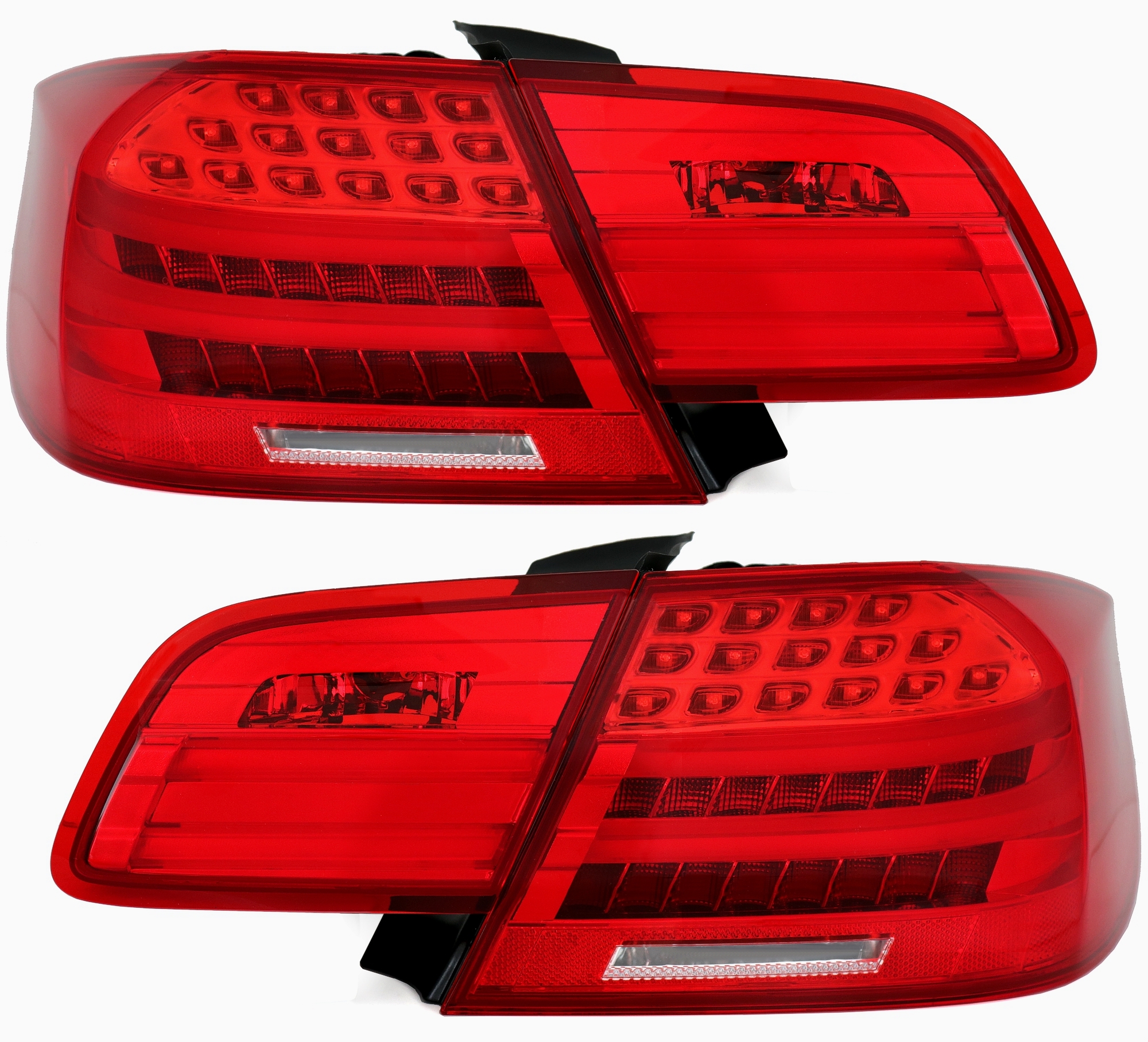 BMW E32 3er Coupe 3 Serie Rückleuchten LCI Stype Facelift M3 Lightbar Heckleuchten Rückleuchten Rücklichter 4teilig Set Depo Tuning