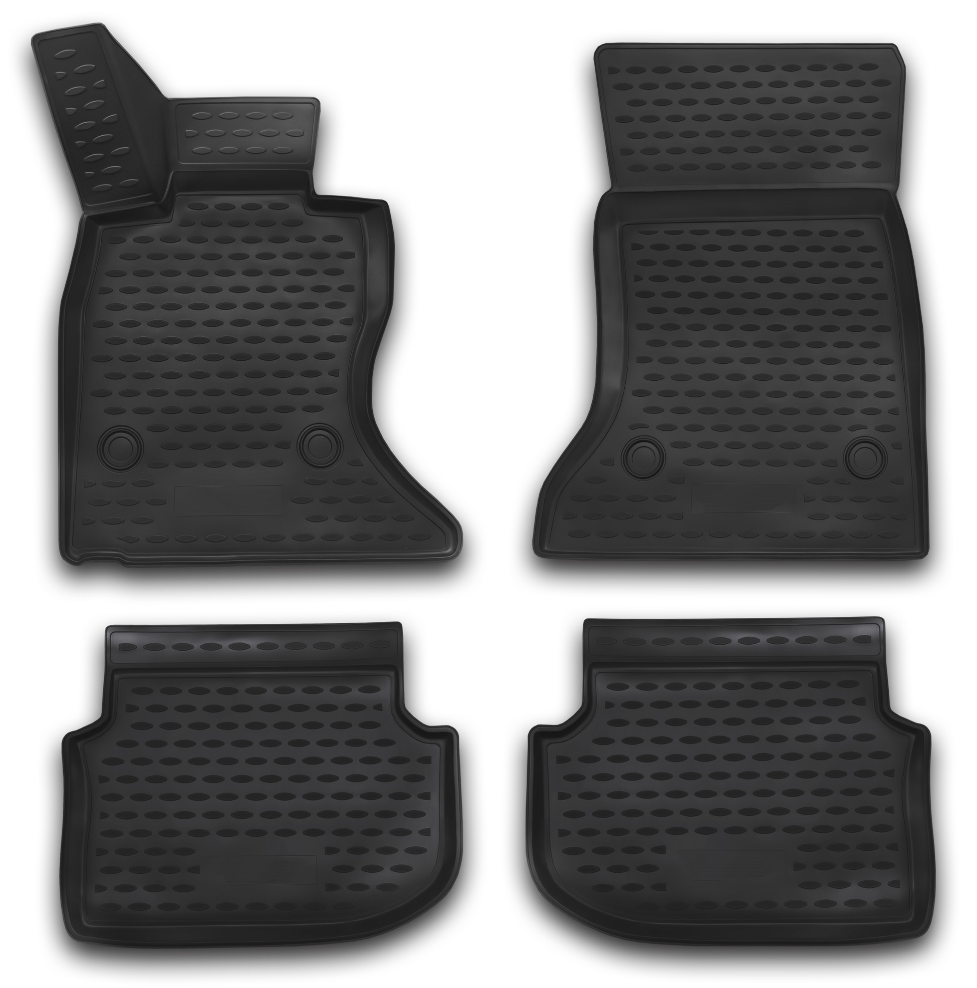 Gummimatten für BMW F10 F11 5er 10- Gummi Fußmatten 4 teilig 3D Schalen