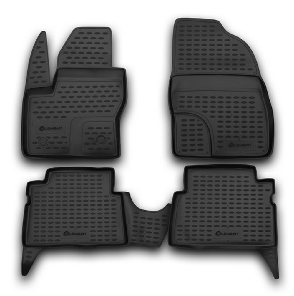 Mattenprofis Velours Fußmatten für Ford C-Max II ab Bj.12/2010 - 2015