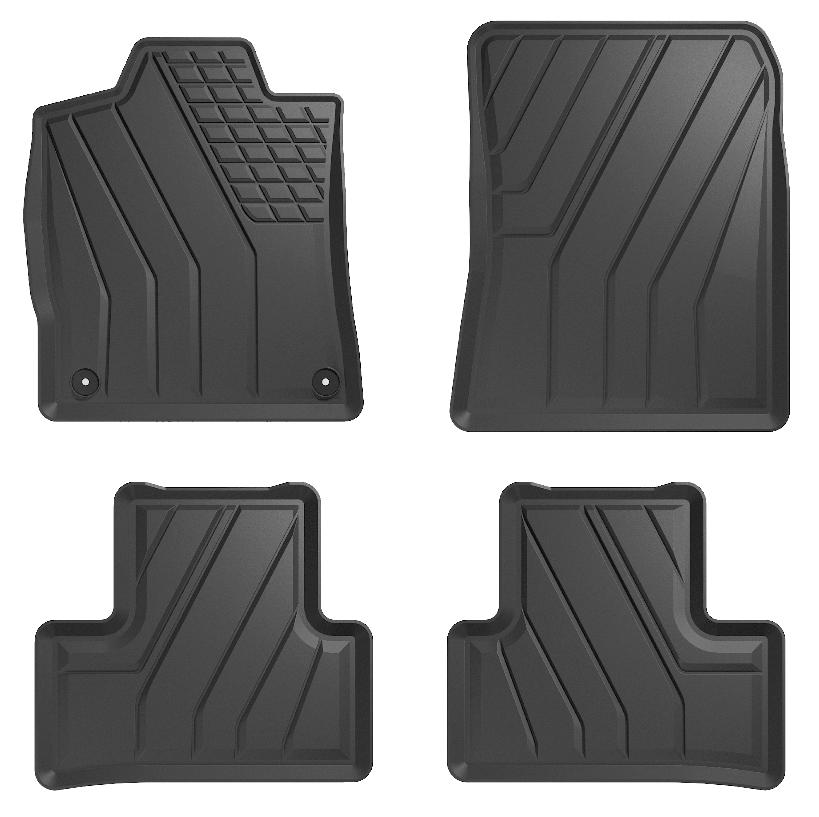 Gummifußmatten 3D Schalen Allwetter Automatten Peugeot 308