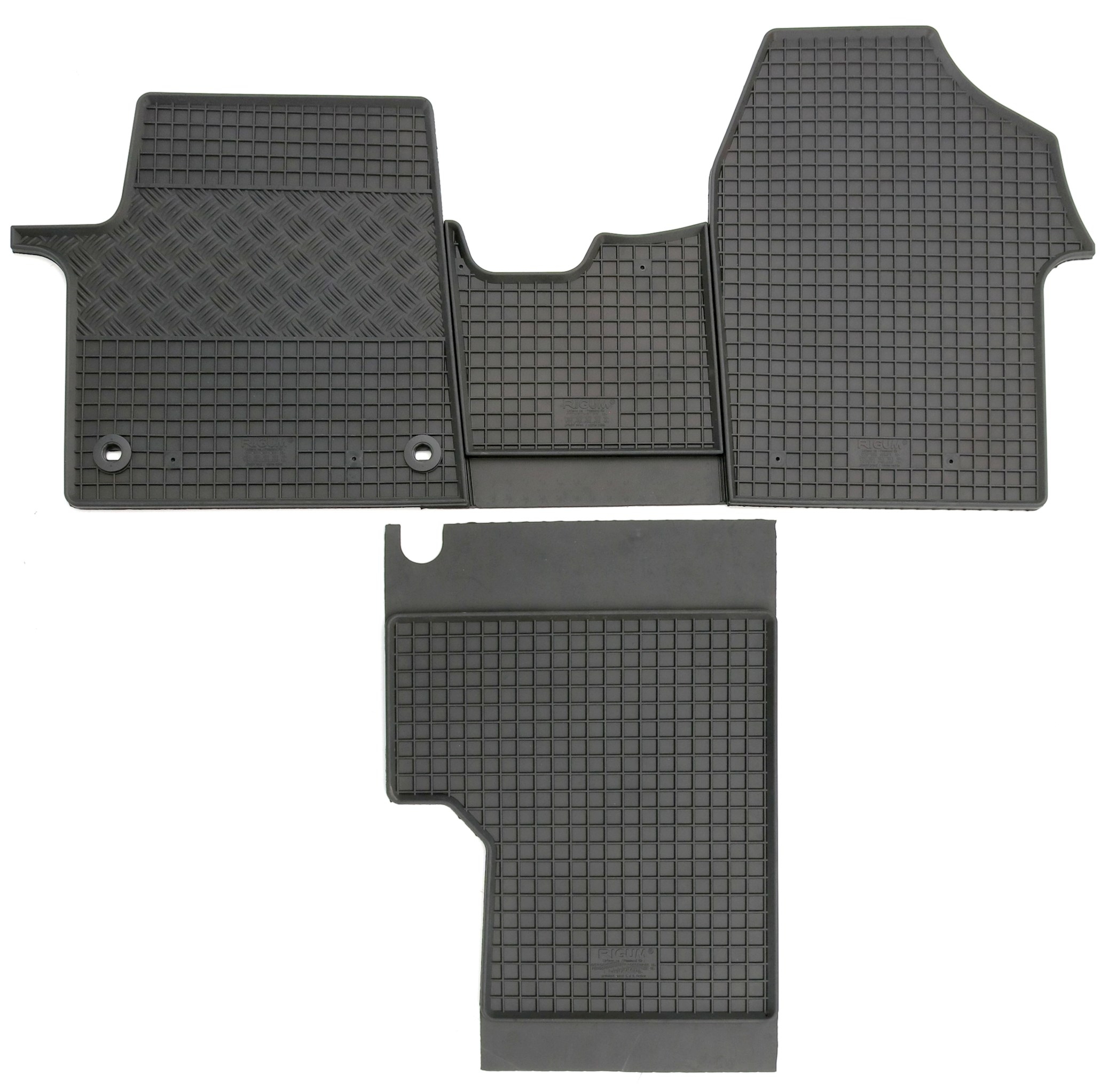 Gummifußmatten Automatten Gummimatten Fußmatten Citroen Jumpy Peugeot Expert Toyota Proace 2016- Opel Vivaro C 2019-