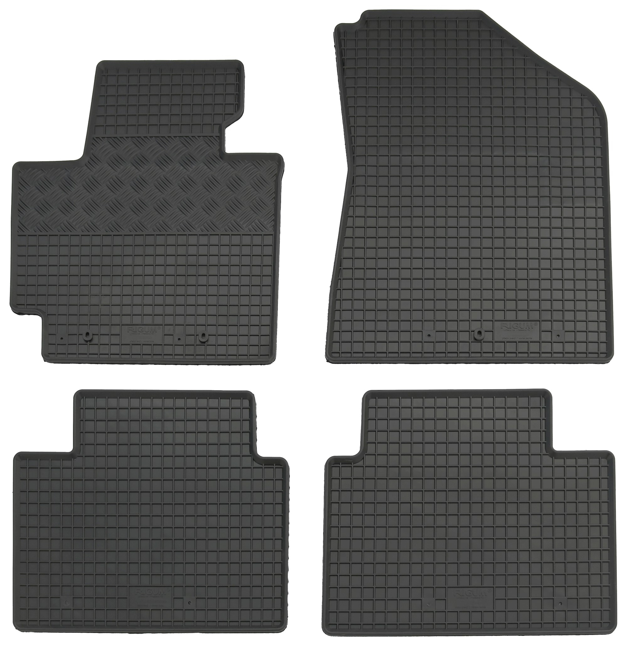 Gummifußmatten Automatten Gummimatten Fußmatten Kia Soul 2 2014-
