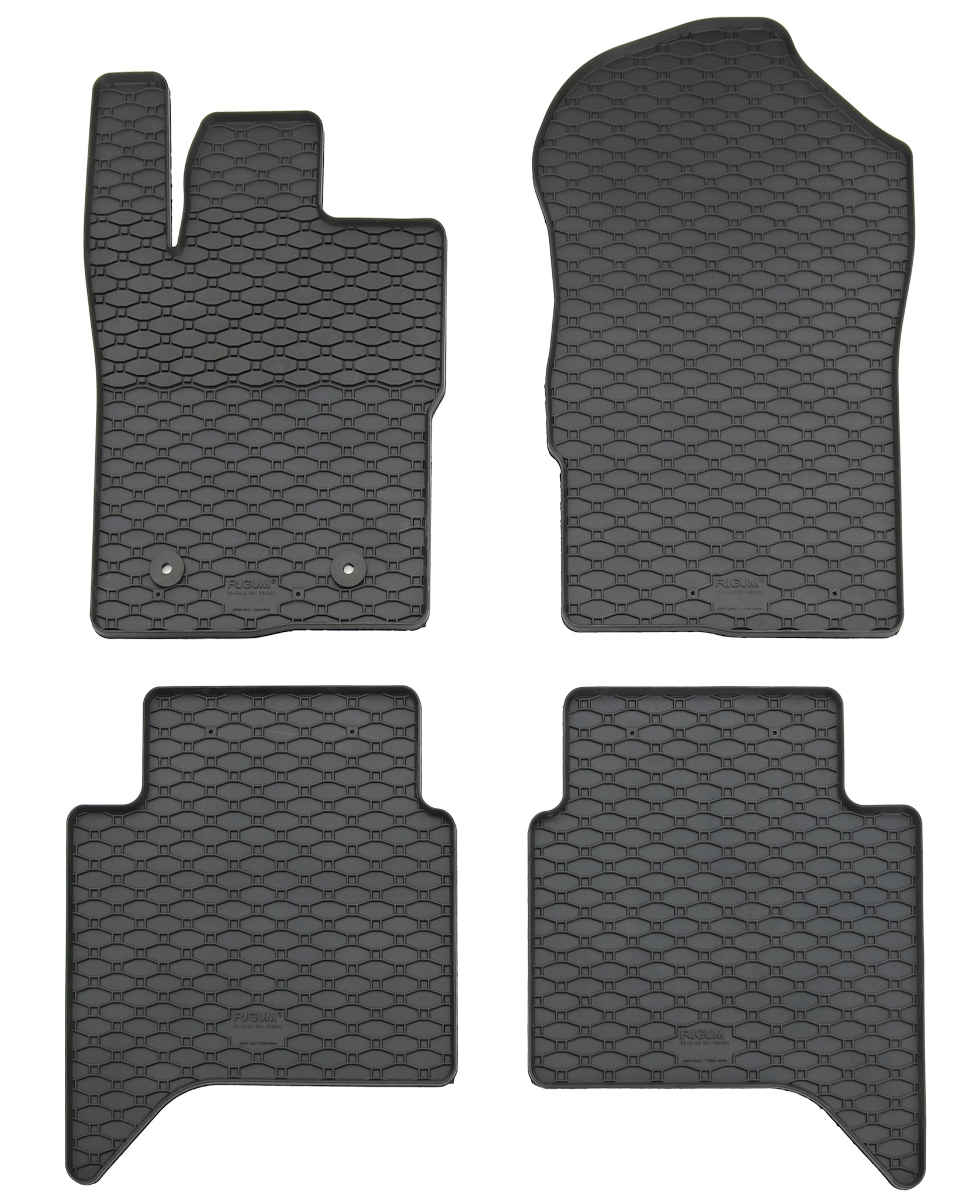 Gummifußmatten Automatten Gummimatten Fußmatten VW Amarok 2 7/2022- Ford Raptor 2022-