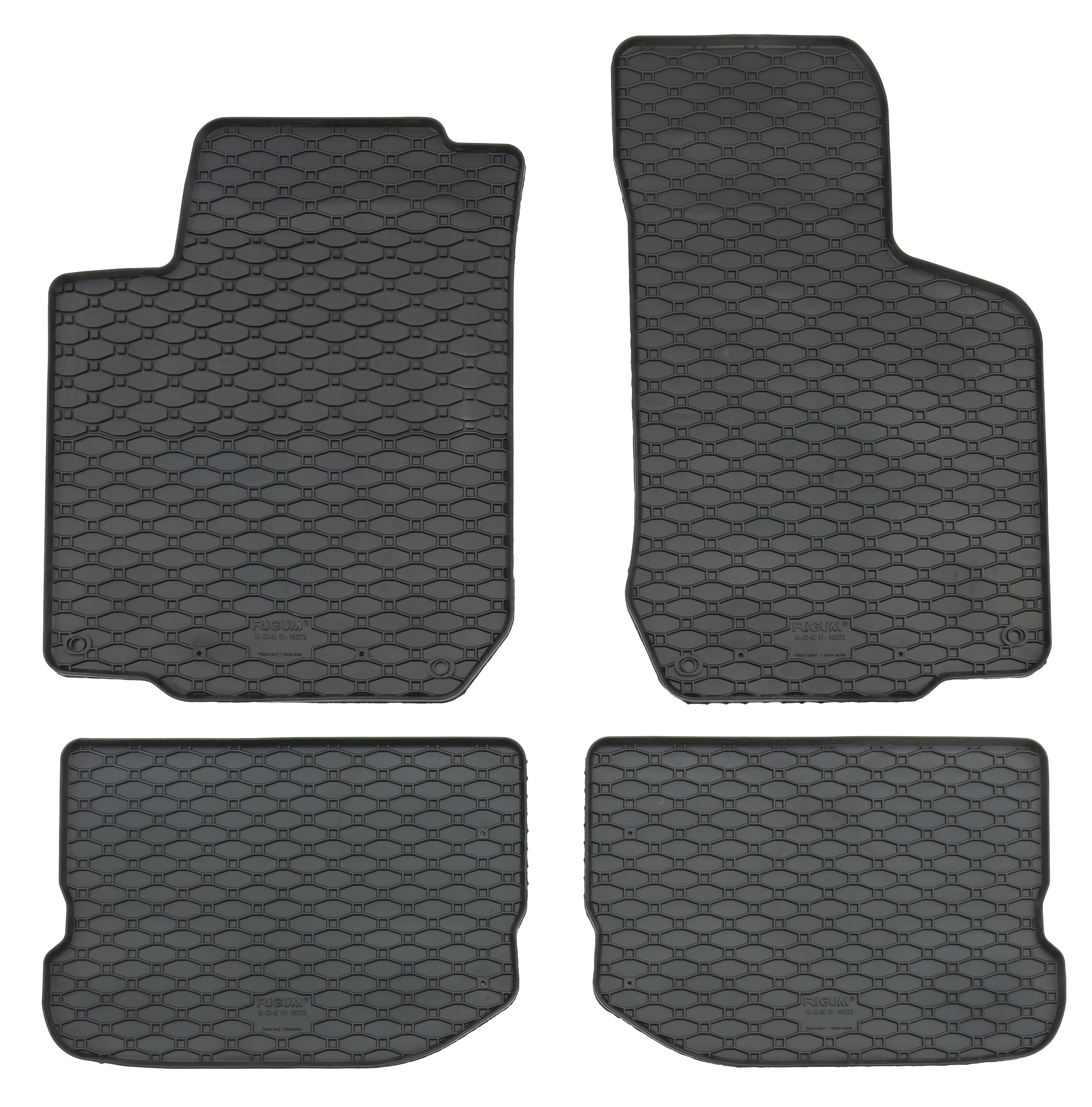 Gummifußmatten Automatten Gummimatten Fußmatten VW NewBeetle 98- VW Golf 4 Bora 1998- Seat Leon 1999-2005 Seat Toledo 1999- Skoda Octavia 1 1997-