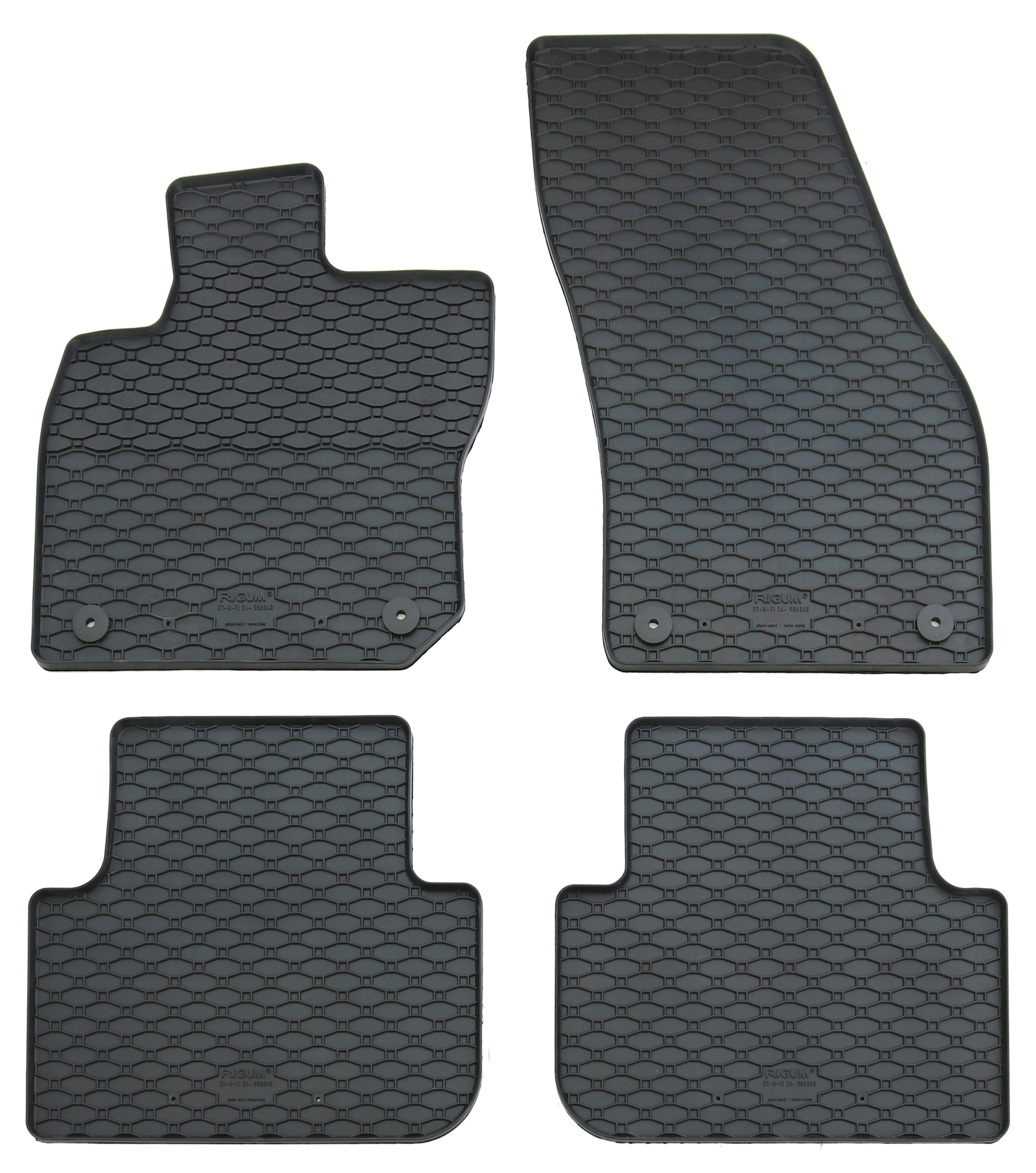 Gummifußmatten Automatten Gummimatten Fußmatten VW Tiguan 3 9/2023-