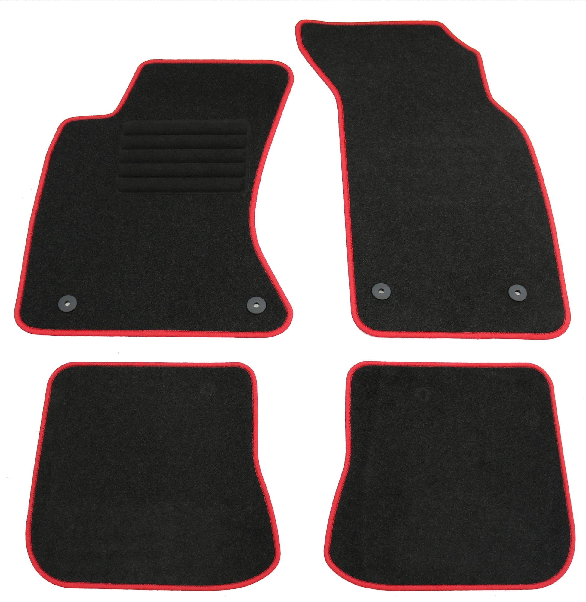 Fußmatten Set für Audi A4 B5 9901 Limo Avant Matten Autoteppiche Roter Rand eBay