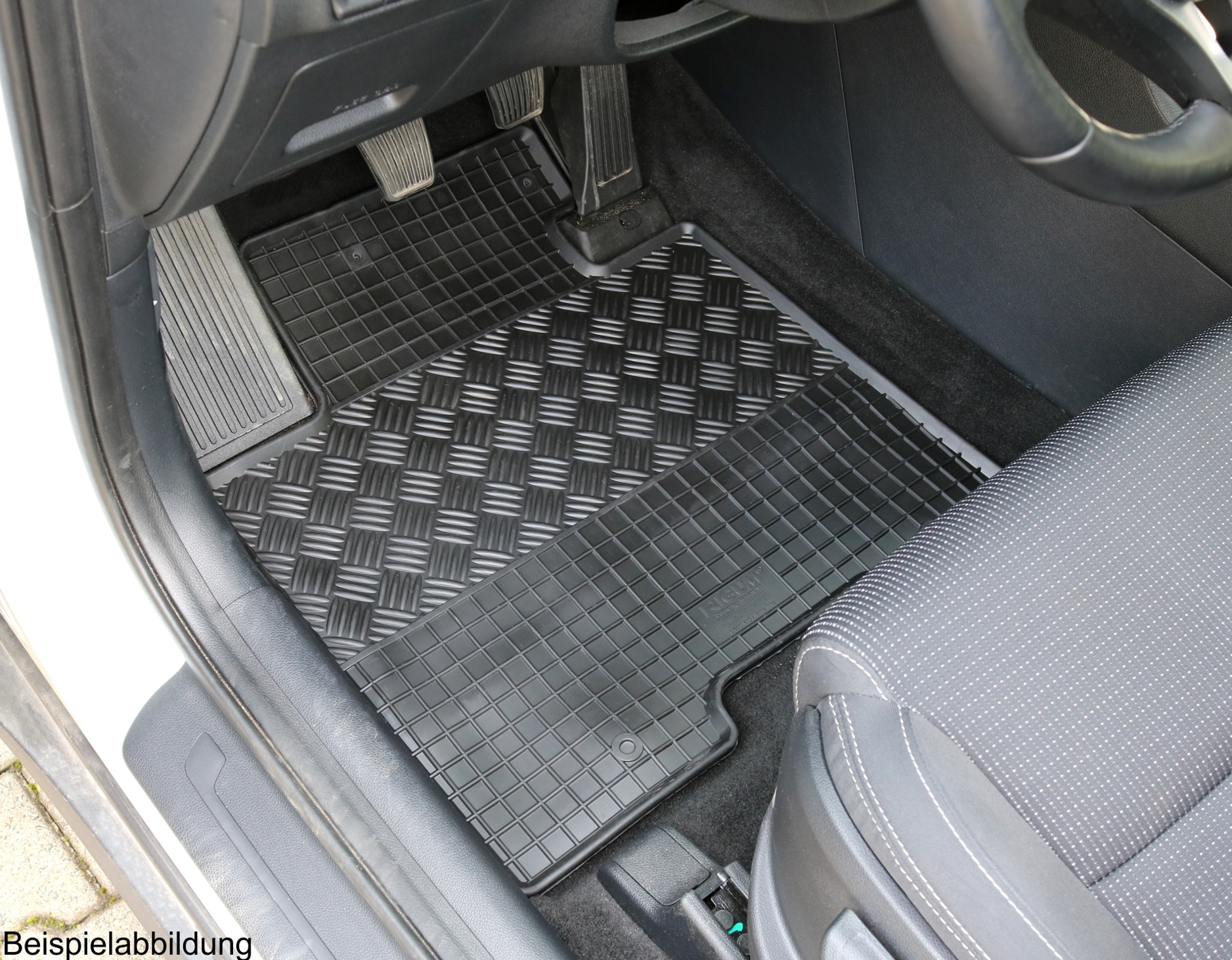 Gummifußmatten Für Mazda 2 II 2007-2014 Schwarz Wasserfest Gummifußmatten Für MAZDA 2 Ab 2007 Bis 2014, € 37,76 Auto Fussmatten Universal