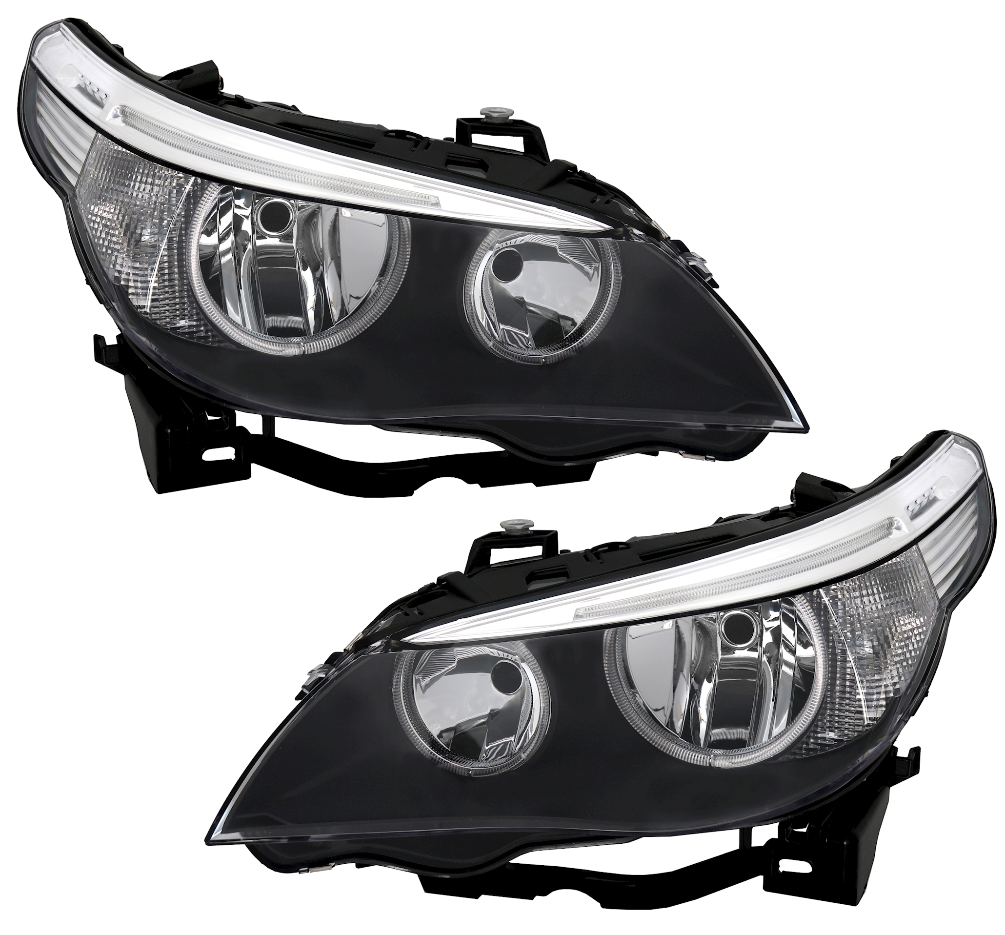 Scheinwerfer für BMW 5 E60 E61 Limousine Touring H7 Halogen LED Sidemarker links rechts 63127165562 6910778 7165562 63126910778 63127165561 6910777 7165561 63126910777