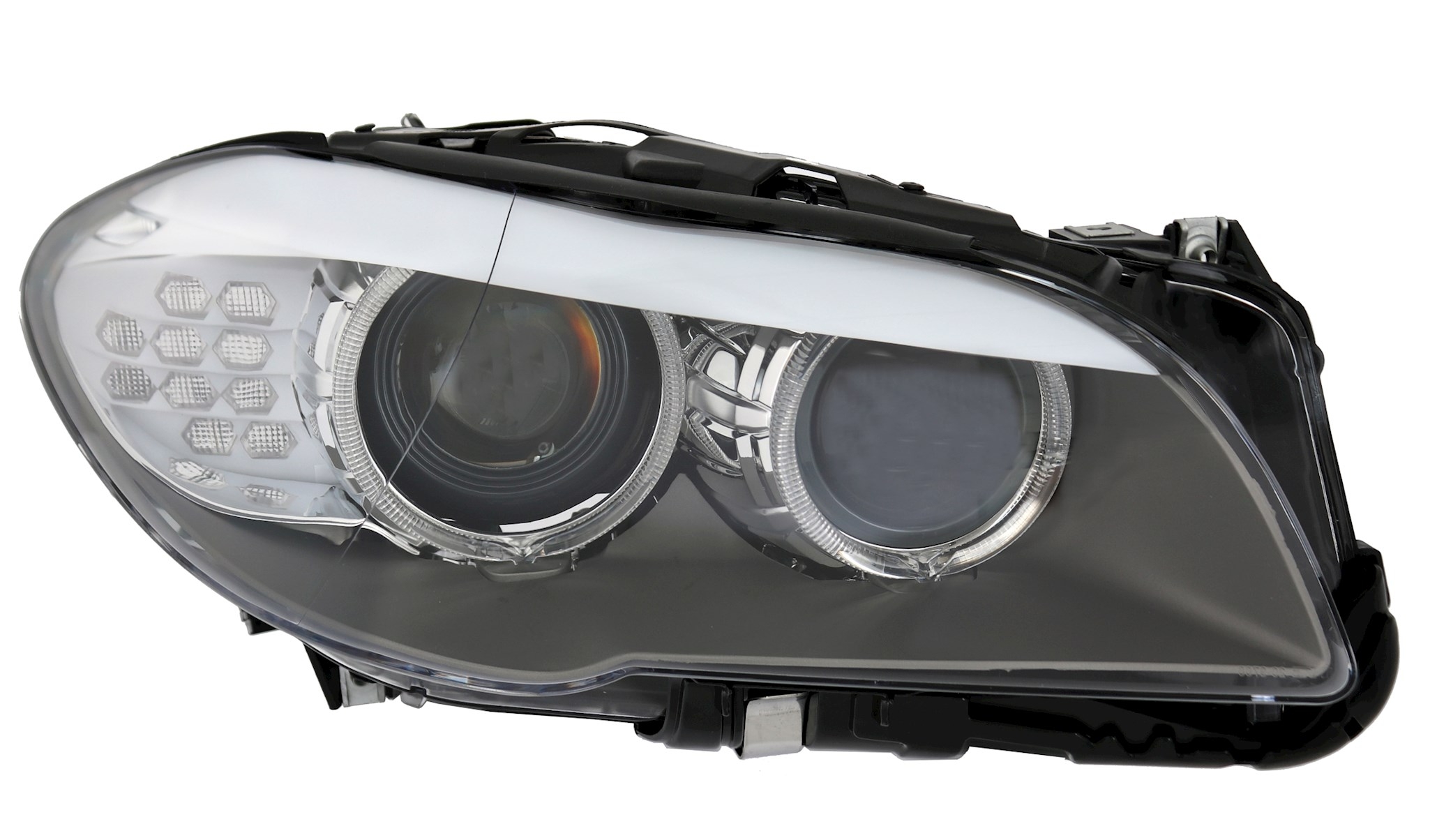 Scheinwerfer für BMW 5 Serie F10 F11 Limousine Touring Xenon bi-Xenon D1S LED Blinker Angel Eyes Ringe 63117271912 7271912