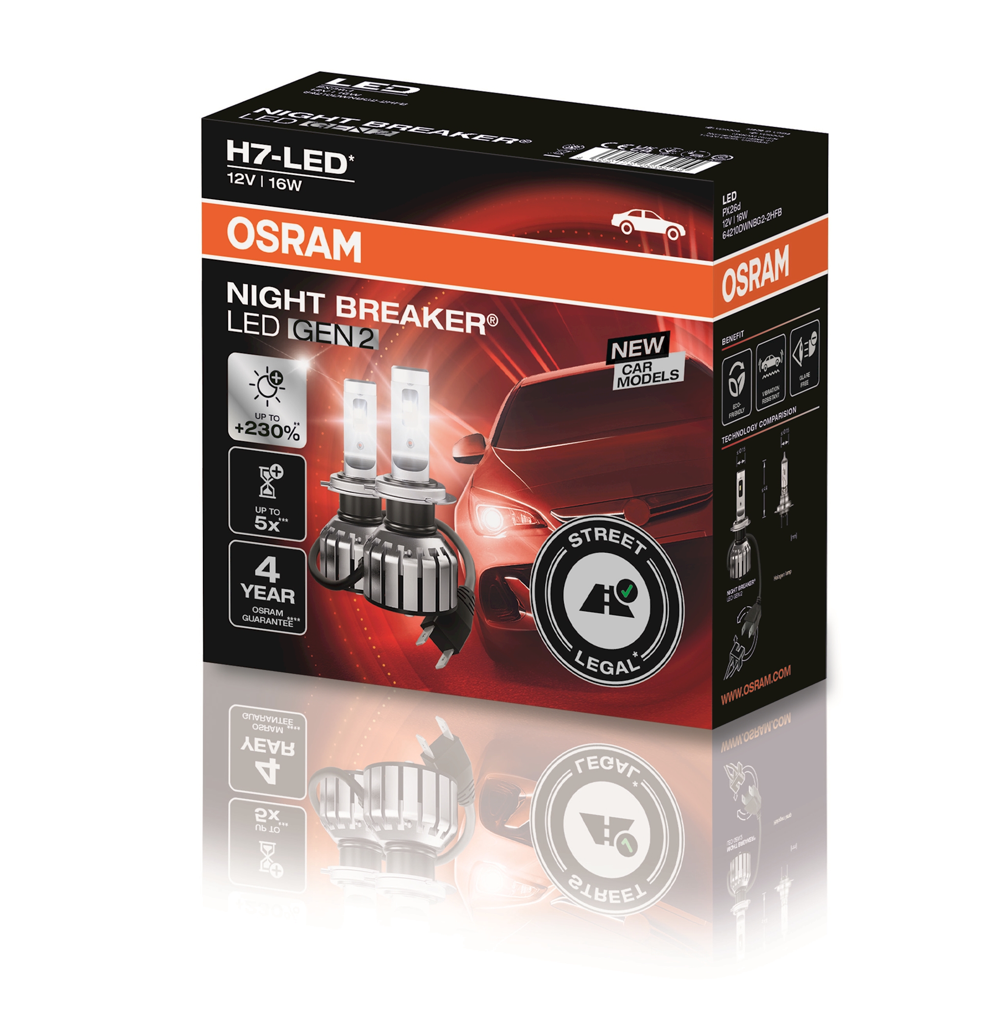 OSRAM H7 LED Night Breaker Opel Meriva B mit Zulassung - Online-Shop