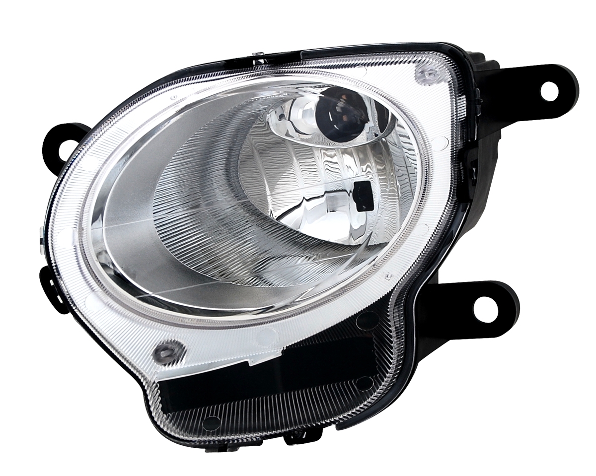 Headlight Left for Fiat 500 10/07 with Daytime Running Lights H1