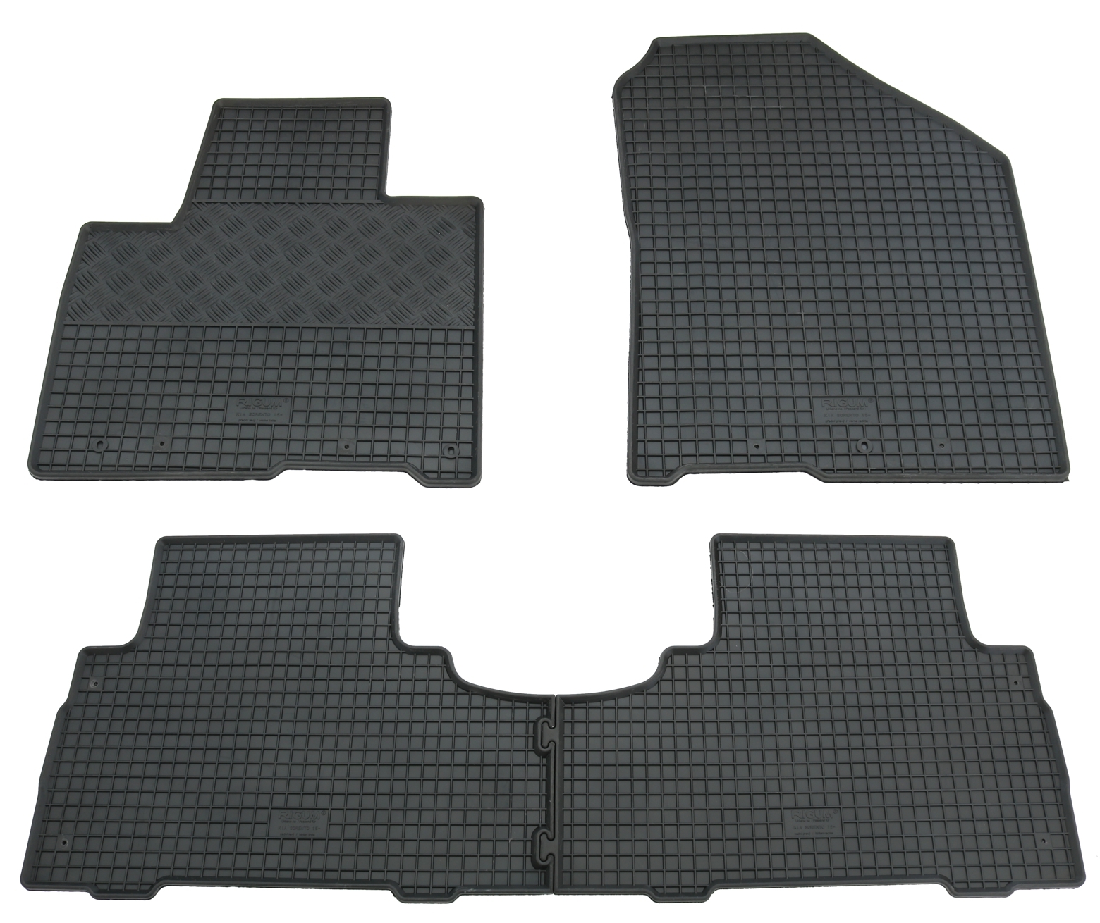 Fußmatten Autoteppiche für KIA Sorento III 3 ab Bj.2015 schwarz NEU